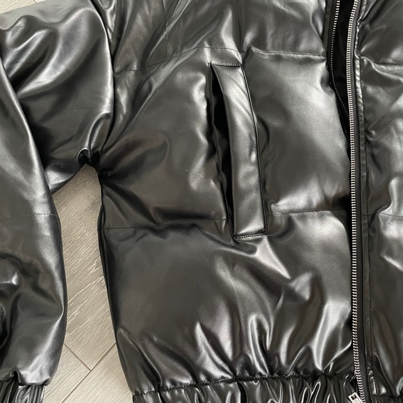 Faux leather bomber - Picture 2 of 3